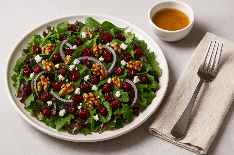 Festive Cranberry Walnut Salad
